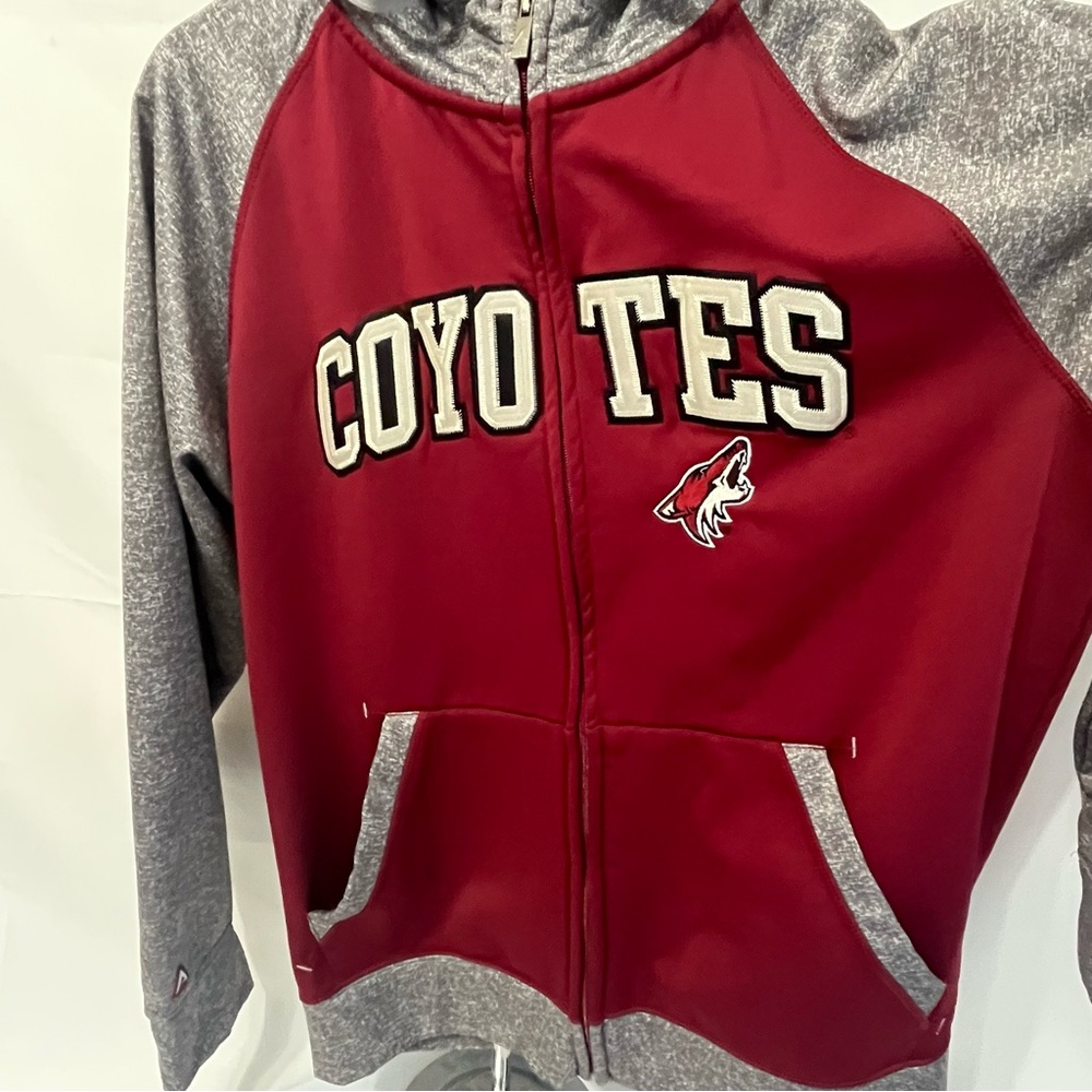 NHL Team Arizona Coyotes Men’s Zip Up Hoodie With Logo